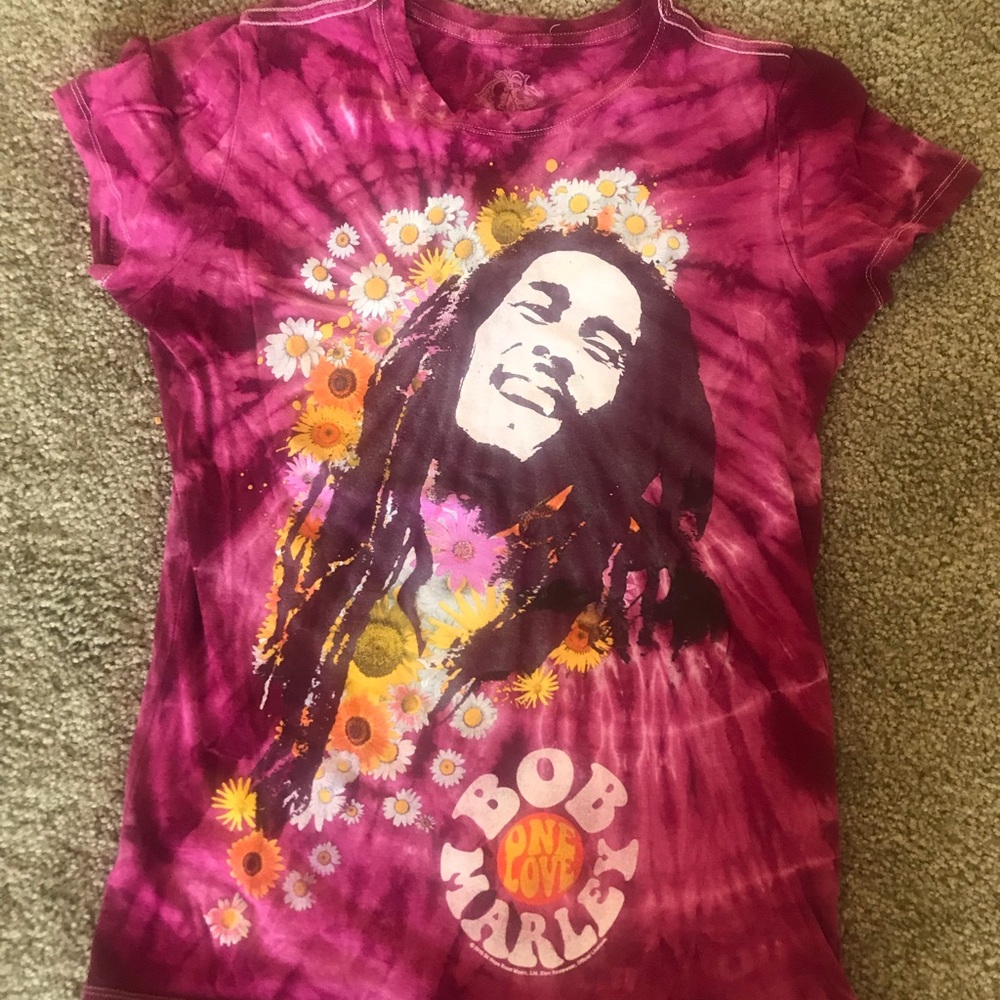 Bob Marley Tye Dye Tee-Size XL